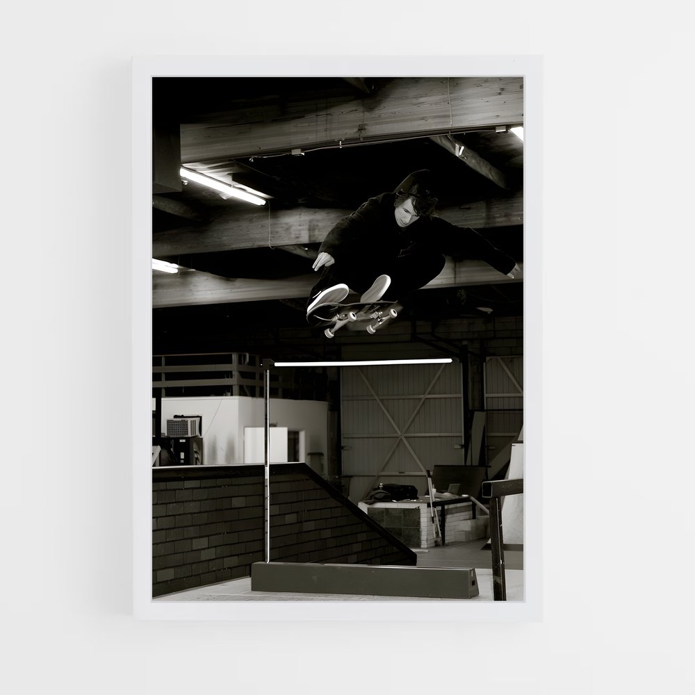 Poster Skate Évasion – affiche Skateboard (vue 3)